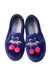 A Blue Slip Ons from Sophia Webster in size 3T for girl. (Back View)