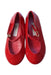 A Red Flats from Dolce & Gabbana in size 4T for girl. (Back View)