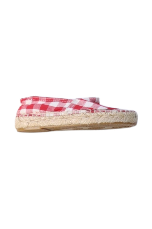A Red Espadrilles from Bonpoint in size 4T for girl. (Front View)