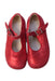 A Red Flats from Rachel Riley in size 3T for girl. (Back View)