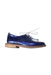 A Blue Dress Shoes from Oscar de la Renta in size 4T for girl. (Front View)