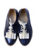 A Blue Dress Shoes from Oscar de la Renta in size 4T for girl. (Back View)