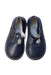 A Navy Dress Shoes from Papouelli in size 18-24M for girl. (Back View)