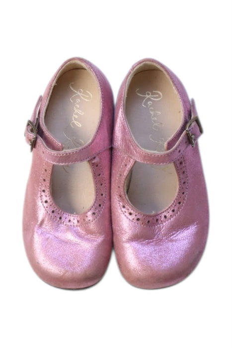 A Pink Dress Shoes from Rachel Riley in size 12-18M for girl. (Back View)