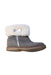 A Grey Winter Boots from Jacadi in size 3T for girl. (Front View)