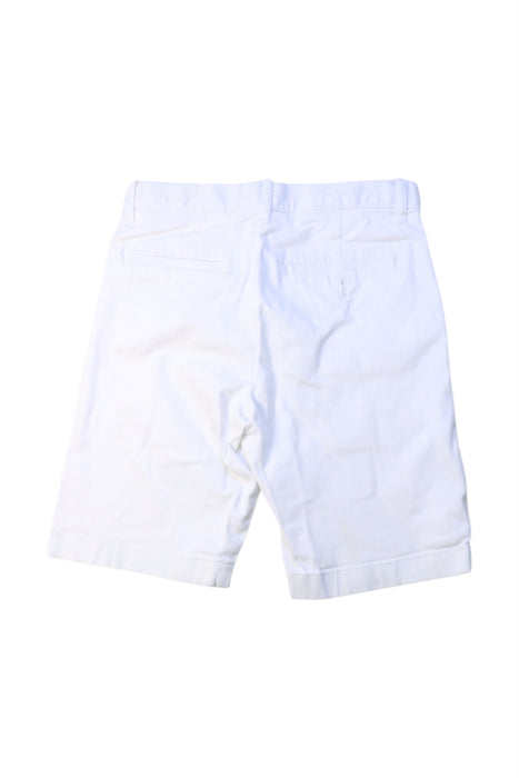 A White Shorts from Crewcuts in size 8Y for boy. (Back View)