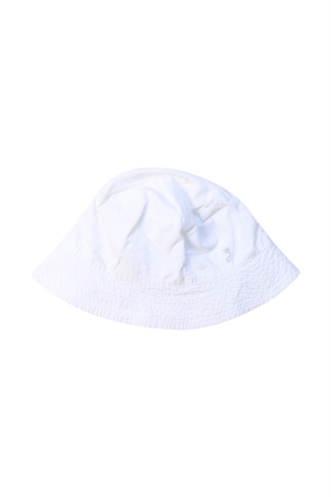A White Sun Hats from Jacadi in size O/S for neutral. (Front View)