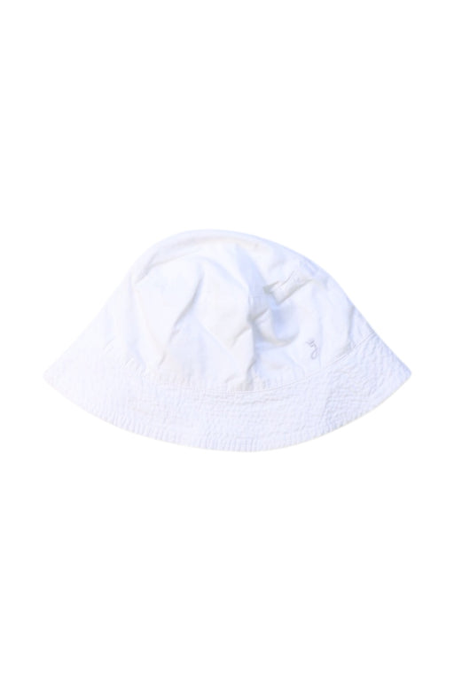 A White Sun Hats from Jacadi in size O/S for neutral. (Front View)