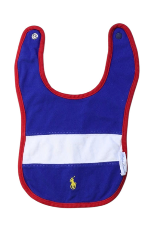 A Blue Bibs from Ralph Lauren in size O/S for boy. (Front View)