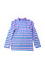 A Blue Rash Guards from Crewcuts in size 2T for girl. (Front View)