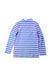 A Blue Rash Guards from Crewcuts in size 2T for girl. (Back View)