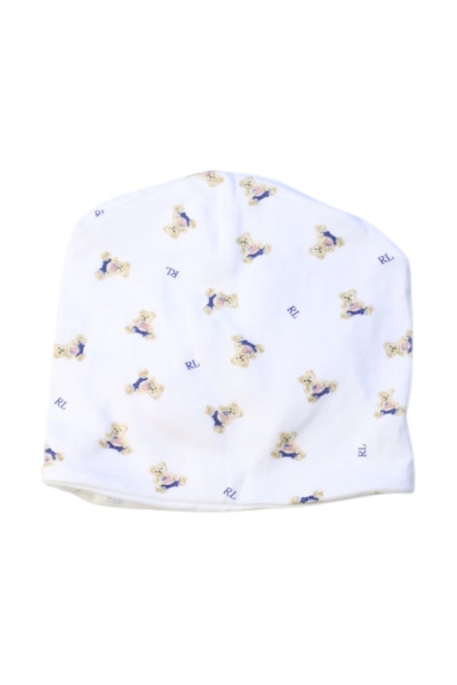 A White Beanies from Ralph Lauren in size O/S for boy. (Front View)