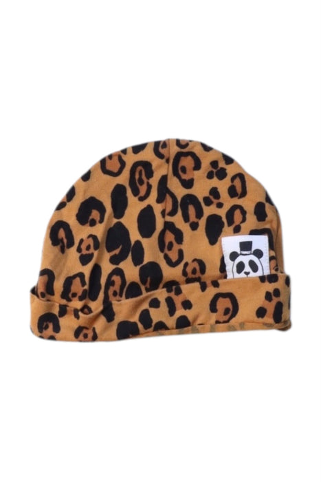A Brown Beanies from Mini Rodini in size 0-3M for neutral. (Front View)