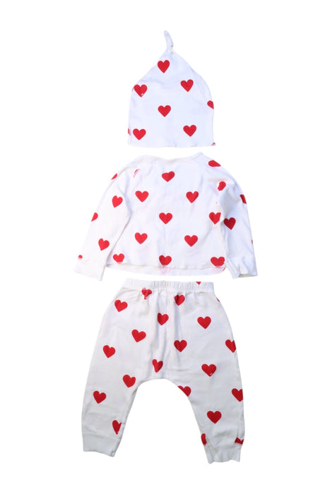 A Red Gift Sets from Petit Bateau in size 6-12M for girl. (Back View)