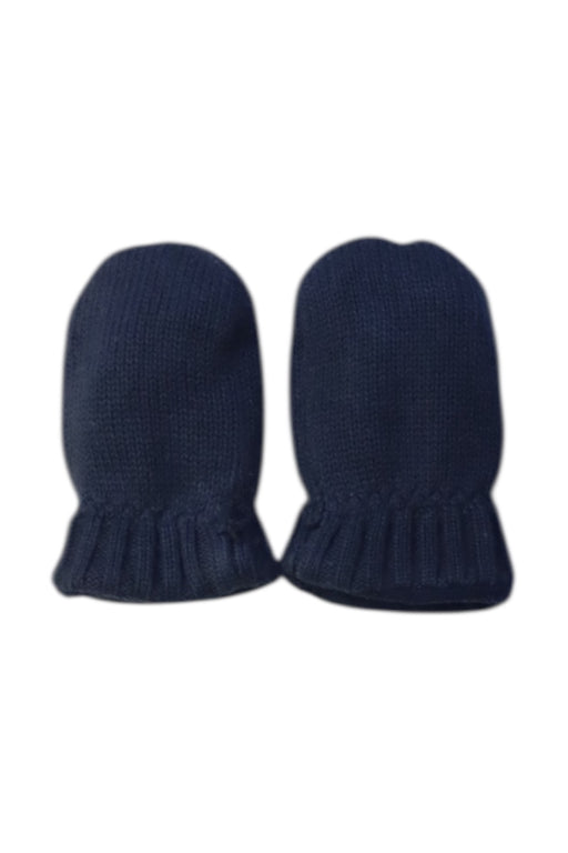 A Navy Gloves & Mittens from Petit Bateau in size 12-18M for boy. (Front View)