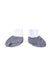A Navy Socks from Petit Bateau in size 3-6M for neutral. (Front View)
