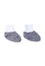 A Navy Socks from Petit Bateau in size 3-6M for neutral. (Back View)