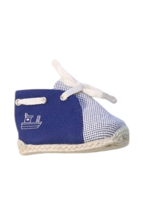 A Blue Espadrilles from Hermès in size 3-6M for boy. (Front View)