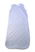 A White Sleepsacs from Kyte Baby in size 0-3M for neutral. (Front View)