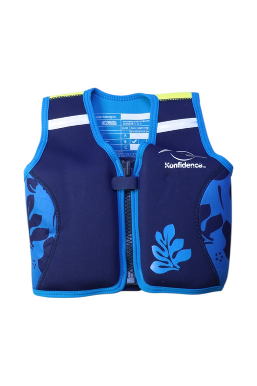 A Blue Floatsuits from Konfidence in size 18-24M for neutral. (Front View)