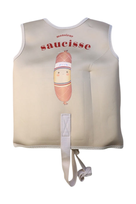 A Ivory Floatsuits from Konges Sløjd in size 4T for neutral. (Back View)