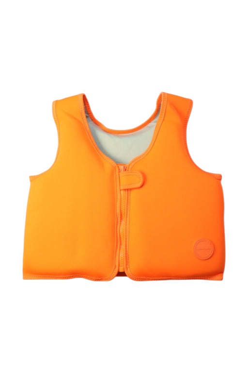 A Orange Floatsuits from Sunny Life in size 3T for neutral. (Front View)