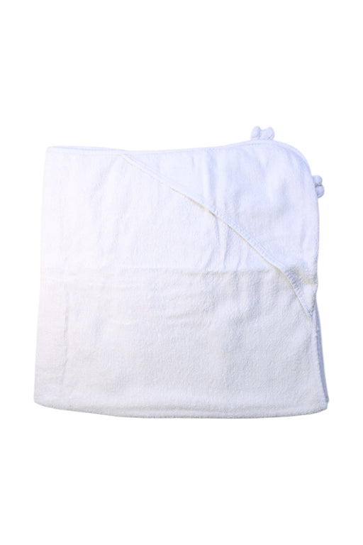 A White Towels from The Little White Company in size O/S for neutral. (Front View)