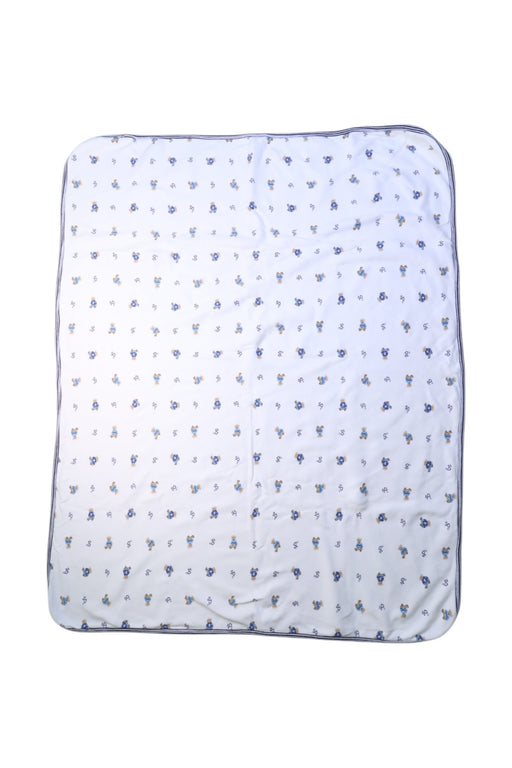 A White Blankets from Ralph Lauren in size O/S for boy. (Front View)