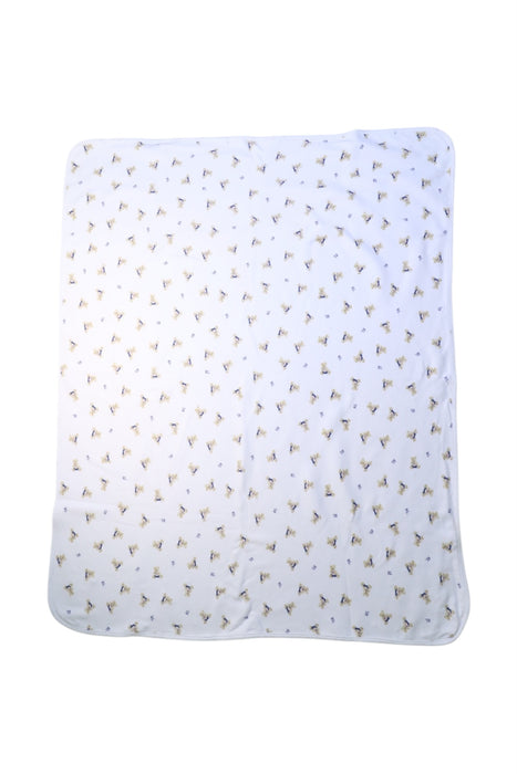 A White Blankets from Ralph Lauren in size O/S for boy. (Front View)