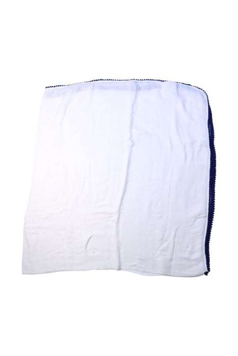 A White Blankets from Malabar Baby in size O/S for girl. (Front View)