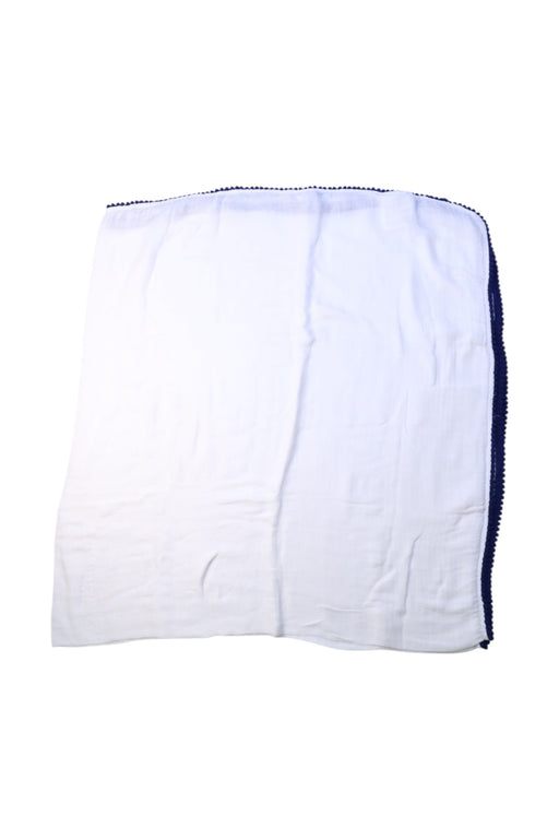 A White Blankets from Malabar Baby in size O/S for girl. (Front View)
