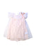 A Pink Sleeveless Dresses from Bébé by Minihaha in size 2T for girl. (Front View)