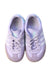 A Purple Sneakers from Adidas in size 18-24M for girl. (Back View)