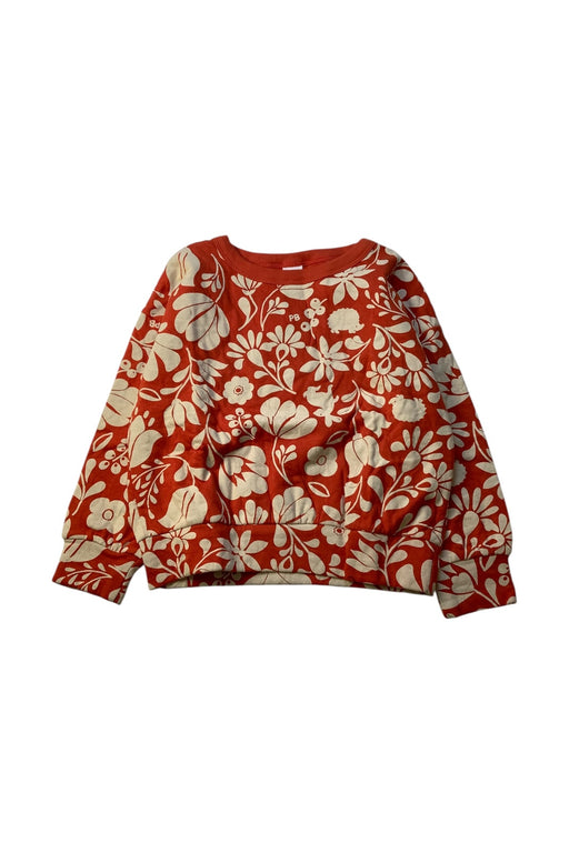 A White Crewneck Sweatshirts from Petit Bateau in size 6T for neutral. (Front View)