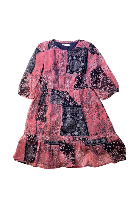 A Red Long Sleeve Dresses from Tommy Hilfiger in size 10Y for girl. (Front View)