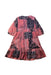 A Red Long Sleeve Dresses from Tommy Hilfiger in size 10Y for girl. (Back View)
