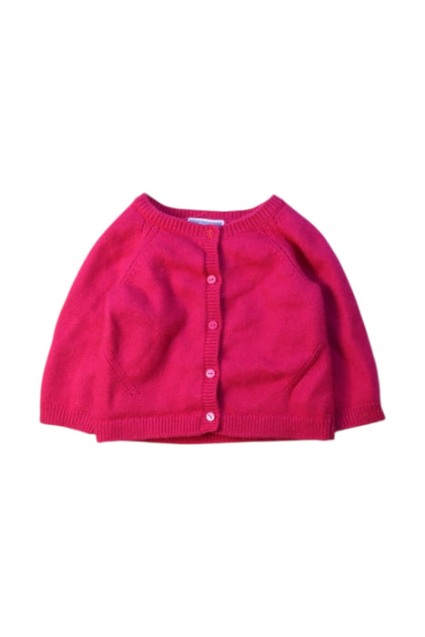 A Pink Cardigans from Jacadi in size 6-12M for girl. (Front View)