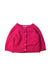 A Pink Cardigans from Jacadi in size 6-12M for girl. (Front View)