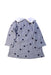 A Grey Long Sleeve Dresses from Jacadi in size 6-12M for girl. (Back View)