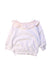 A Pink Long Sleeve Tops from Mori in size 3-6M for girl. (Front View)