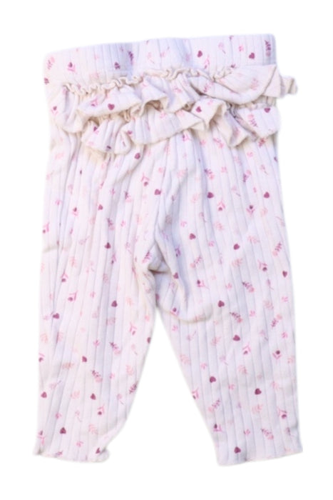 A Pink Casual Pants from Mori in size 3-6M for girl. (Back View)