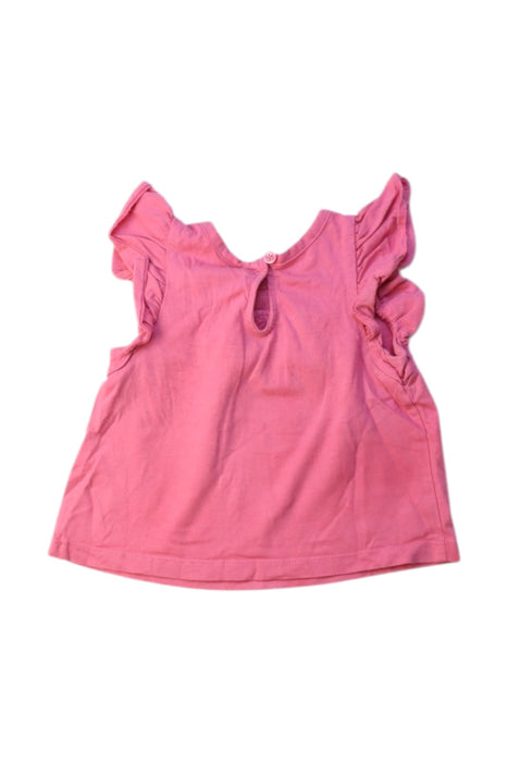A Pink Short Sleeve Tops from Janie & Jack in size 6-12M for girl. (Back View)