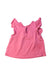 A Pink Short Sleeve Tops from Janie & Jack in size 6-12M for girl. (Back View)