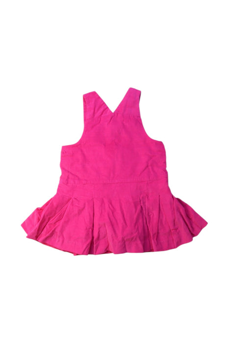 A Pink Overall Dresses from Jacadi in size 12-18M for girl. (Back View)