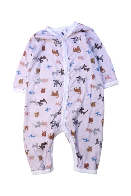 A Multicolour Long Sleeve Rompers from Petit Bateau in size 3-6M for girl. (Front View)