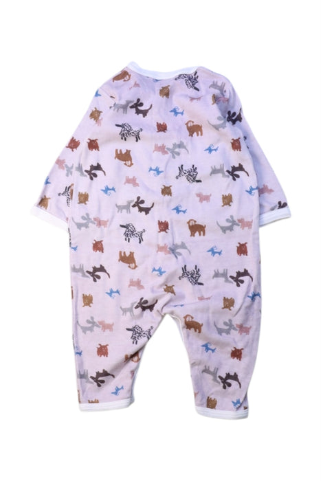 A Multicolour Long Sleeve Rompers from Petit Bateau in size 3-6M for girl. (Back View)