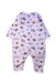 A Multicolour Long Sleeve Rompers from Petit Bateau in size 3-6M for girl. (Back View)