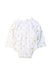 A White Long Sleeve Bodysuits from Pehr in size 3-6M for neutral. (Back View)