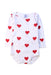 A White Long Sleeve Bodysuits from Petit Bateau in size 6-12M for girl. (Front View)