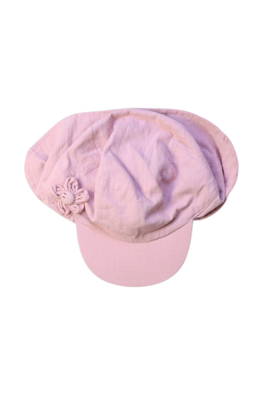 A Pink Caps from Mori in size 6-12M for girl. (Front View)